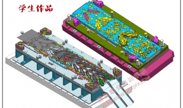 UG汽車模具設計學生作品