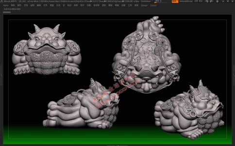 ZB圓雕學生作品
